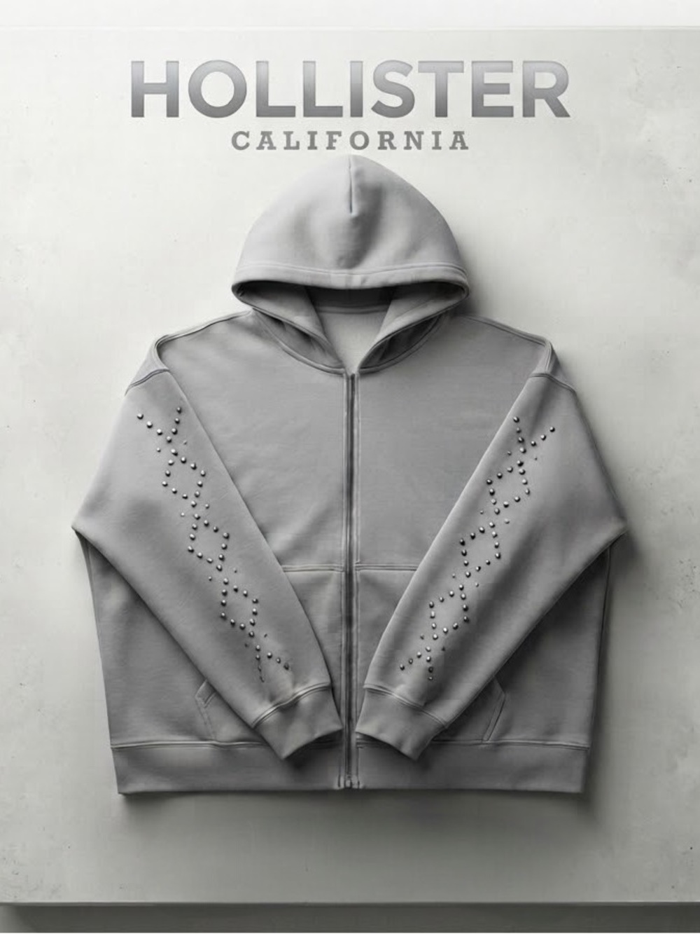 Hollister Studded Hoodie & Sweatpants Set